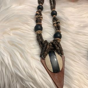 Wood necklace
